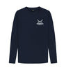Navy Blue Mariner Jack: Mens Crewmate Long Sleeve T-shirt: 3 Colours