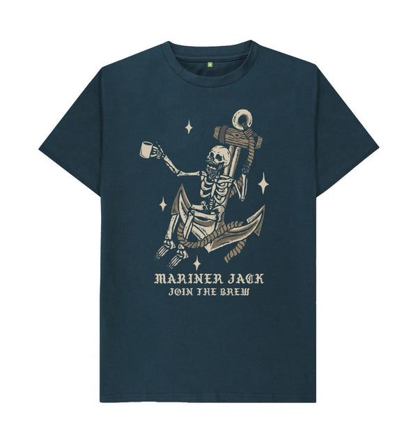 Denim Blue Mariner Jack: Join the Brew Tee: 4 Colours