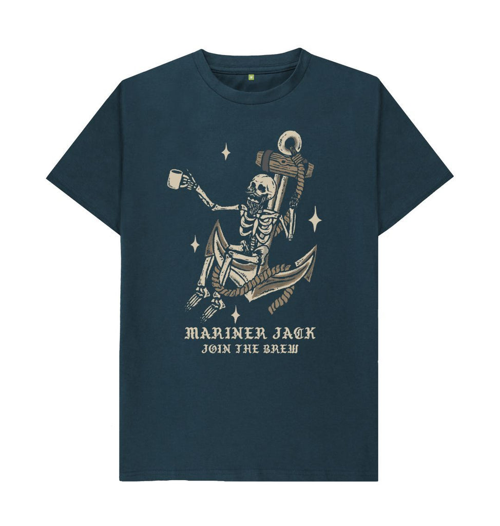 Denim Blue Mariner Jack: Join the Brew Tee: 4 Colours