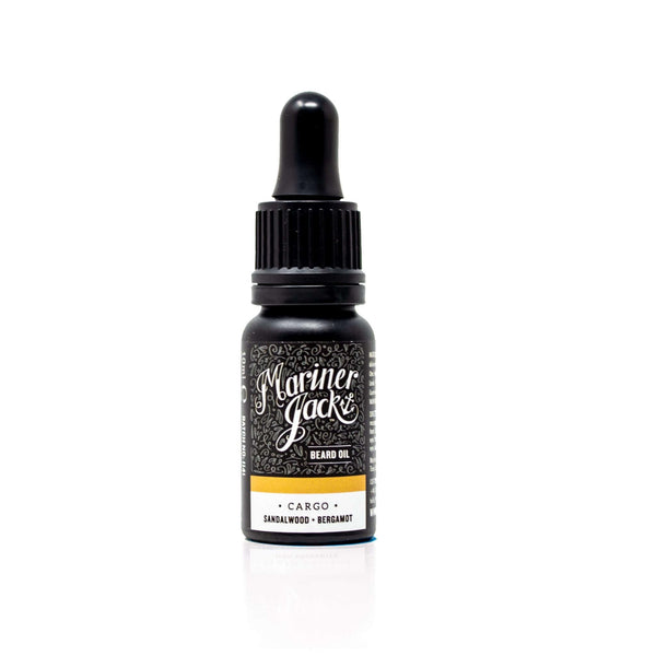 Mariner Jack Beard Oil 10ml Cargo Beard Oil Cargo Beard Oil -  Sandalwood and Bergamot
