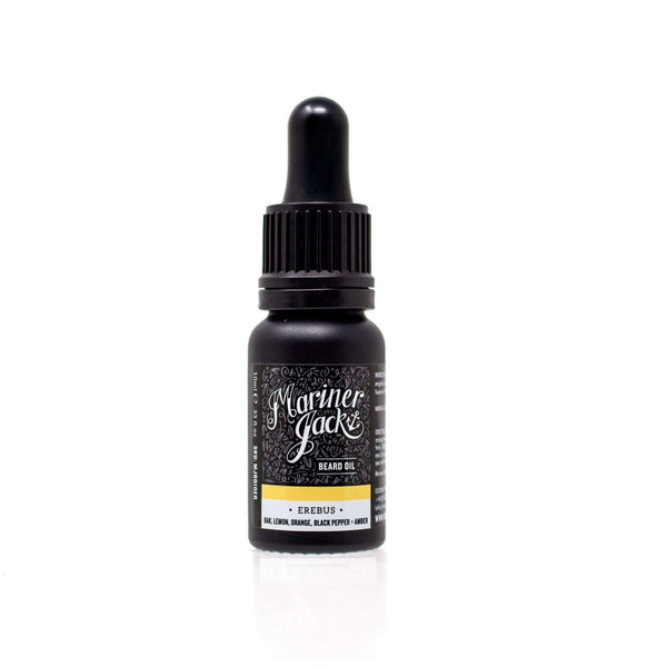 Mariner Jack Ltd Beard Oil 10ml Erebus Beard Oil Erebus Beard Oil - Oak, Lemon, Orange, Black Pepper and Amber