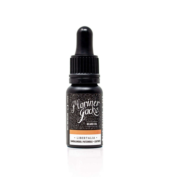 Mariner Jack Ltd Beard Oil 10ml Libertalia Beard Oil Libertalia Beard Oil - Sandalwood, Patchouli and Leather