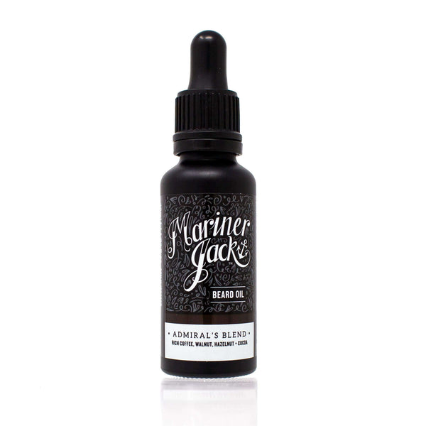 Mariner Jack Ltd Beard Oil 30ml Admiral's Blend Beard Oil Admiral's Blend Beard Oil - Rich Coffee, Walnut, Hazelnut and Cocoa