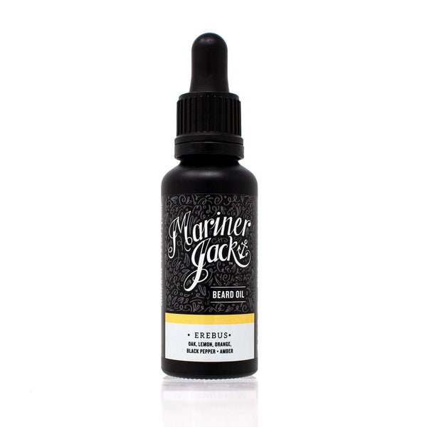 Mariner Jack Ltd Beard Oil 30ml Erebus Beard Oil Erebus Beard Oil - Oak, Lemon, Orange, Black Pepper and Amber
