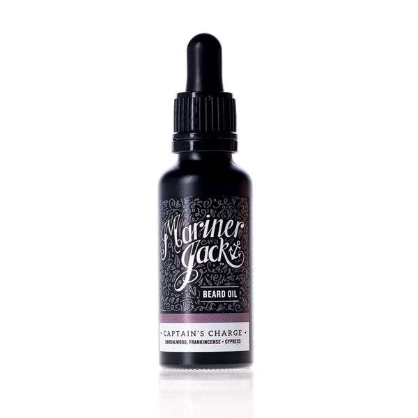 Mariner Jack Ltd Beard Oil 30ml The Captains Charge Beard Oil The Captain's Charge Beard Oil - Sandalwood, Frankincense and Cypress