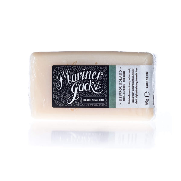 Mariner Jack Ltd Beard Soap Newfoundland Beard Soap Block - Neroli, Patchouli and Pine Needle - (85g)