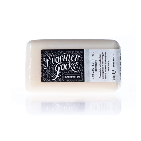 Mariner Jack Ltd Beard Soap Plain Sailing Beard Soap Block (85g)