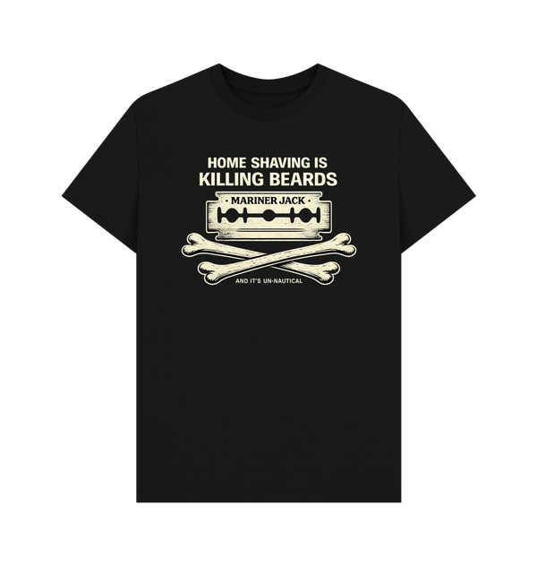 Black Printed T-shirt Front