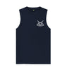 Navy Blue Mariner Jack: 'Crewmate' Gym Top: 2 Colours