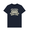 Navy Blue Printed T-shirt Front