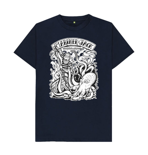 Navy Blue Mariner Jack vs The Kraken Tee: 5 Colours