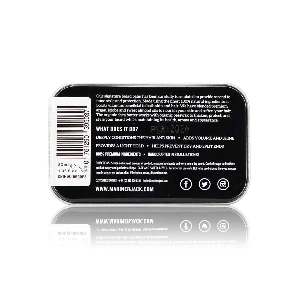 Mariner Jack Beard Balm Plain Sailing Beard Balm - Unscented