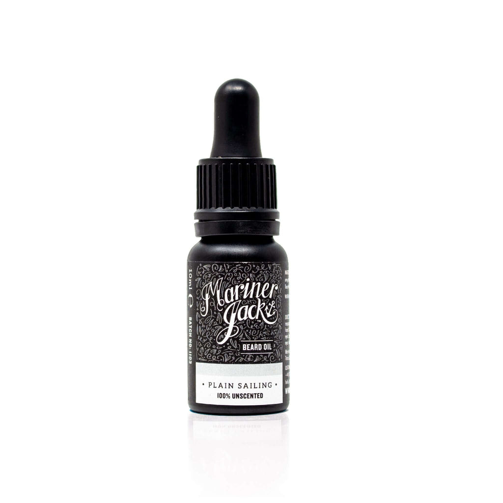 Mariner Jack Beard Oil 10ml Plain Sailing Beard Oil Plain Sailing Beard Oil - Unscented